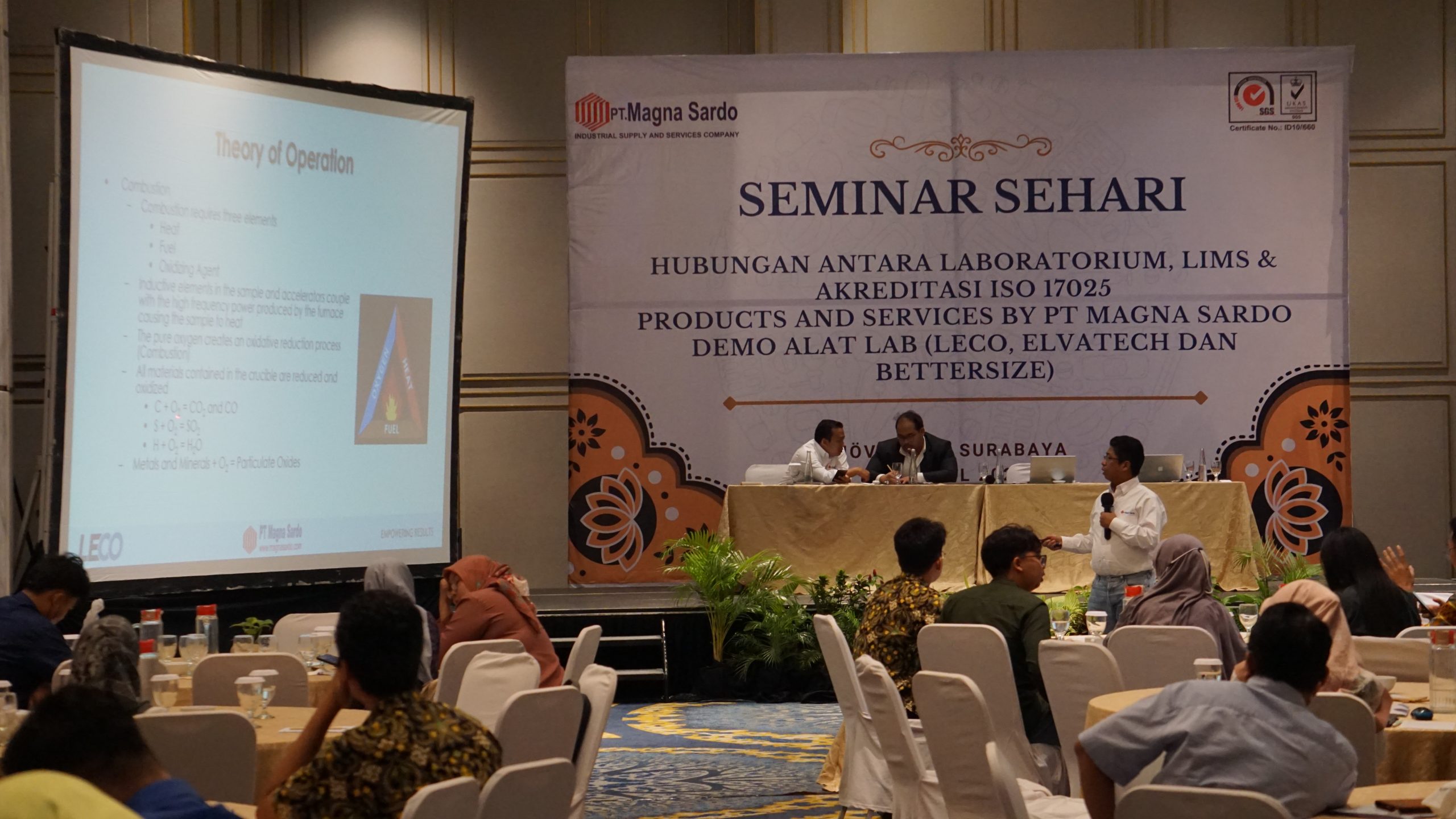 Penyampaian materi Leco oleh Bapak Fadhilal